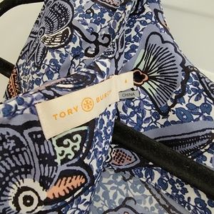 Tory Burch Sheath Dress Blue and White  Size 4